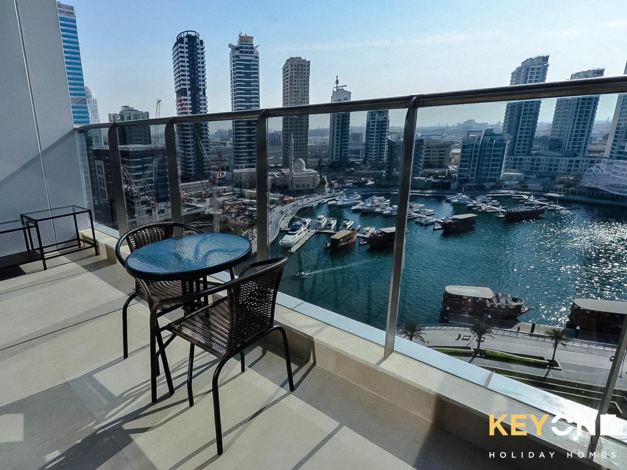 Sophisticated One Bedroom With Full Marina View Dubaj Zewnętrze zdjęcie